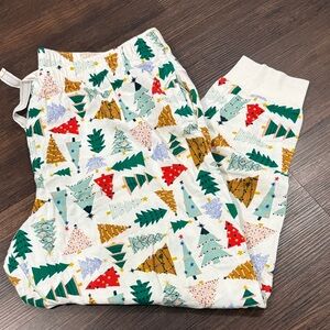 Old Navy Pajama Bottoms with Colorful Tree Print